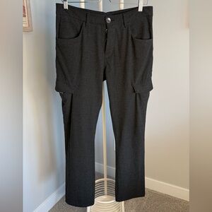 BOSS ORANGE Black Cargo Pants with Utility Pockets